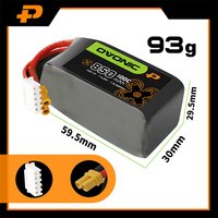 3PCS OVONIC 14.8V 850mAh 100C 4S LiPo Battery For RC Helicopter Quadcopter FPV Racing Drone Parts With XT30/XT60 Plug