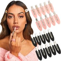 10pcs/set No Bend Seamless Basic Hair Clips Side Bangs Barrette Makeup Washing Face Accessories Women Girls Styling Hairpins