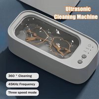 2026 New 360° Ultrasonic Glasses Cleaning Machine 45KHZ Ultrasound Jewelry Cleaner Machine High Frequency Ultrasonic Cleaner