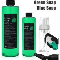 Tattoo Green Soap Kit Cleaning Soothing Solution Tattoo Blue Algae Soap with Tattoo Dispenser Foaming Bottle Tattoo Accessories