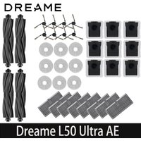 Dreame L50 Ultra AE Robot Vacuum Accessories Main Side Brush Mop Cloth HEPA Filter Dust Bag Spare Parts