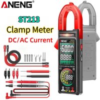 Digital Clamp Meter ANENG DC/AC Current 6000 Counts 400A Amp Multimeter Large Color Screen Voltage Tester ST213 Car Hz NCV Ohm