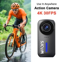 SJCAM C110+ Action Camera Six Axis Gyroscope Anti-Shake 4K 30fps 170° Ultra Wide Sport Camera for Motorcycles Cycling Vlogging