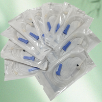Dental 10PCS Implant Surgical Tube Match NSK Flushing Pipe Irrigation Tubing Dentist Water Pipe Transparent Disposable Tube