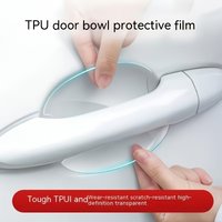 8-piece car door handle sticker anti scratch handle bowl sticker scratch decoration universal protective film