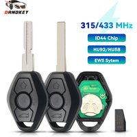 Dandkey For BMW E38 E39 E46 X3 X5 Z3 Z4 1/3/5/7 Series 315/433MHz ID44 Chip EWS Sytem Car Remote Key Keyless Entry Transmitter