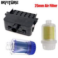 25mm Air Diesel Parking Heater Transparent Yellow Air Intake Filter Silencer For Webasto Dometic Eberspacher Heaters Accessori