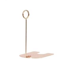 10pcs Table Card Holder Rose Gold Black Silver Place Steel Card Holders For Photos Food Signs Memo Notes Weddings Restaurants