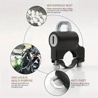 AliExpress NONE Motorcycle Helmet Lock, Universal Motorbike Anti Theft Helmet Lock Aluminum Alloy Security Padlock with for Bicycle Vehicles
