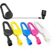 10Pcs Lighter Cover Protective Smoking Accessories Multiple Color Lighter Holder With Retractable Keychain Sleeve Clip 60mm Rope