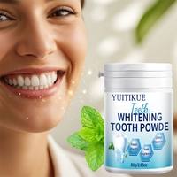 Yuitikue Teeth Whitening Tooth Powder, 80g Natural Mint Tooth Powder for Deep Cleaning, Fresh Breath & Teeth Brightening