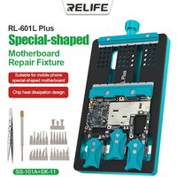 RELIFE RL-601L PLUS Uniwersalny uchwyt do płyty głównej z podwójnym gniazdem Telefon IC Chip BGA PCB Płyta główna Jig Board Holder Narzędzia naprawcze
