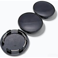 4pcs 69mm ( Clips 56mm ) Black/Silver No Logo Emblem Badge Car Wheel Center Caps Rim Hubcap Wheel Hub Dust Cover Car Accessories