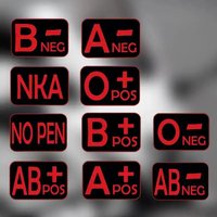 AliExpress NONE Blood Type Medical Alert Waterproof Vinyl Sticker For Motorcycle Helmet Car Decal
