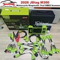 2026 Motorcycle Diagnostic Tool JDiag M300 OBD2 Scanner Moto Scanner Fault Code Read ABS Engine For BMW Yamaha Harley Honda Duca