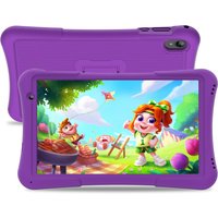 PRITOM 10-calowy tablet dla dzieci z systemem Android, 4GB(2+2)+32GB, czterordzeniowy procesor, 6000 mAh, WiFi 6, podwójna kamera, Bluetooth, tablet dla maluchów