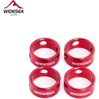 Widesea 4pcs Camping Round Tent Wind Rope Buckle Adjustable Hiking Aluminium Alloy Cord Buckles Equipment Outdoor Accessory