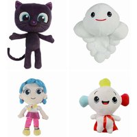 Hot 30cm Anime True and The Rainbow Kingdom Bartleby Cat Plush Toy True Rainbow King Zee Grizelda Frookie Stuffed Doll Kid Gift