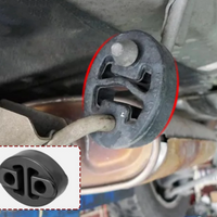 2PCS Exhaust Rubber Mount Hanger For Citroen C1 Peugeot 108 107 Toyota Aygo Lexus Automobile Interior Repairment Accessories