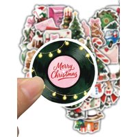 AliExpress NONE 50PCS Christmas Aesthetics Stickers Notebook Bicycle Art Picture Modern Case Waterproof Coffee Darkness Graffiti Phone Sticker