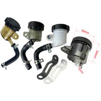 Universal Motorcycle Brake Oil Tank Foot Brake Master Cylinder Oil Cup Fluid Bottle Reservoir Dirt Bike Scooter Pitbike