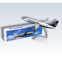 Ryanair B737-800 1:200 Scale ABS Model Airplane Kit—Static Display Model with Stand (Wheel-less) Aviation Collectible