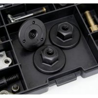 10/20/30Pc Universal Auto Fastener Clips Hex Plastic Nut Sturdy Retainers for BMW Rear Bumper Splash Shield Chassis Car Interior