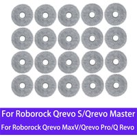 Mop Cloths For Roborock Qrevo Master/Qrevo Slim / V20 / P10S Pro Robot Vacuum Cleaner Parts Rag Mop Pads Accessories