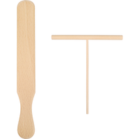 Crepe Maker Tool Spreader And Spatula Kit Pan Cooking Tortilla Utensils Tortilla Rake Spreading Tools Pancake Cooking Utensils