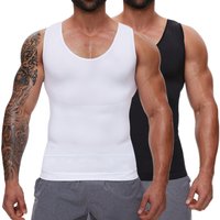 Men Body Shaper Slimming Compression Vest Undershirt Sexy Waist Trainer Tank Top Belly Control Workout Weight Loss Shapewear