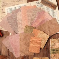Journamm 28pcs/pack Vintage Scrapbook Material Paper Decor Background Paper Hand Made DIY Scrapbooking Materials Craft Paper