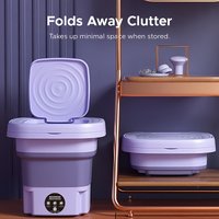 Portable Washing Machine 11L Foldable Underwear/Socks Household Mini Washing Machine Bucket Portable Travel Washing Machine