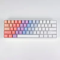 KBDiy Dreamscape Keycap Hangul Cherry Profile PBT Keycaps Custom Alice Split Space 7U ISO for Wireless 60 Mechanical Keyboard