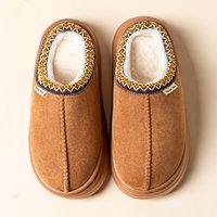 Fashion Winter Soft Sole Women's Slipper Boots Fuzzy Outdoor Casual Simple Anti-slip Indoor Warm Comfort Men Plush Home Shoes