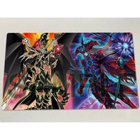YuGiOh Red-Eyes Dark Dragoon Playmat Dark Magician of Destruction Girl TCG CCG Pad Trading Card Game Mat Rubber Mousepad & Bag
