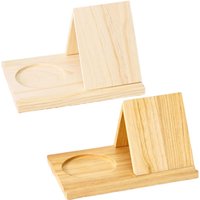 Triangle Wooden Book Holder Reading Stand Bookcase for Bed Desk Sofa Modern Home Decor Bookstore Library Office Organizer