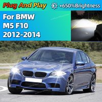 2Pcs 6000K LED Headlight HID D1S Replacement Canbus Upgrade 110W Car Light For BMW M5 F10 2012 2013 2014 with Fan High Bright