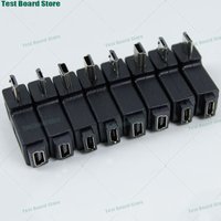 1Pce 90 Degree L-Shaped Mini USB Adapter Plug, Micro to Mini USB Male and Female Adapter, Data Cable Converter for Dash Cam