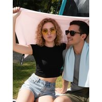 Microfiber Quick-Dry Lightweight Sandproof Towel Portable Compact for Swim Yoga Gym Beach Travel Sports Supplies