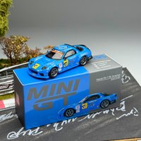 MINIGT 1:64 Mazda RX-7 RE-Amemiya 2025 D1GP MGT01195-CH Car Alloy Toys Diecast Metal Model for Children