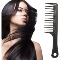1PCS Wide Long Tooth Rake Comb Professional Hair Braids Combs Black Axe Shape Hairstyling Stronger Comb Dyeing Brush Tools