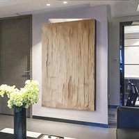 100% Handmade Abstract Oil Painting Original Simple Grey Wall Art Picture Thick layer Big Mural For Home Living Room Decor Image