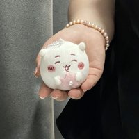 Chiikawa Cherry Blossom Bun Set Creative Doll Fur Decorative Item Toy Keychain Cute in Stock Gift Sakura Daifuku Momonga Usagi