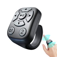 Scrolling Finger Remote Control Mobile Phone Video Blutooth 5.3 Remote Control Selfie Stick Fingertip Controller