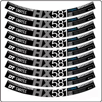 HX581 Width 20mm Bicycle Rim Stickers MTB Road Bike Wheel Decals Cycing Waterproof Decorative Film 26 27.5 29 700C Generic
