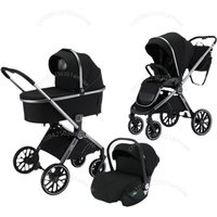 3-in-1Baby Stroller with Car Seat Two-way Baby Stroller Lightweight,high-view,foldable Newborn Baby Carriage Four Wheels troller
