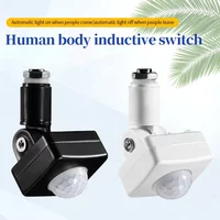 AC220V 110V Automatic PIR Infrared Detector LED Motion Sensor 180 Degree Rotating Outdoor Timer Light Switch For Stairs Corridor