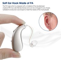 Rechargeable Hearing Aid Mini Adjustable Tone 2024 Best Sound Amplifier Portable Deaf Elderly RIC Hearing Aids