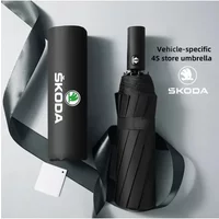 for Skoda Car Sunshade Portable Automatic Folding Umbrella Rapid Kamiq Superb Octavia Kodiaq Fabia Enyaq Vision Auto Accessories