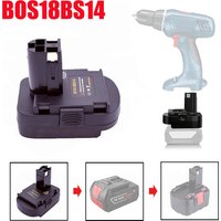 BOS18BS14 Battery Adapter Converter for Bosch 18V Li-ion Batteries Converting To for Bosch 14.4V Li-ion Battery Power Tool Drill